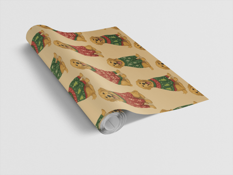 Golden Sweater Party - London Penny Gift Wrap