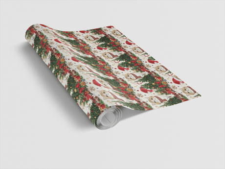 Holiday Exotic Shorthairs Wrapping Paper - London Penny Gift Wrap