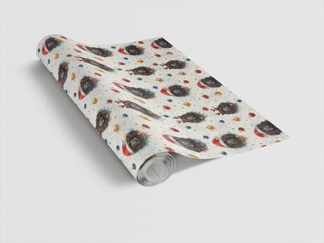 Santa’s Little Spaniel - London Penny Gift Wrap