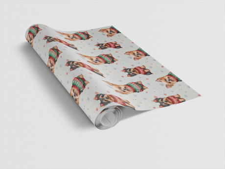 Yorkie Holiday Sweaters - London Penny Gift Wrap