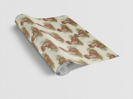 Stripes in Bloom - London Penny Gift Wrap