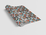 Comic Pop Pickleball Glossy Wrapping Paper - London Penny Gift Wrap