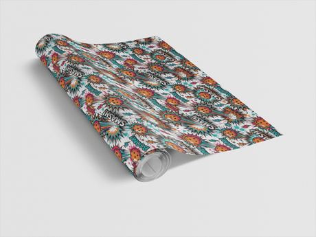 Comic Pop Pickleball Glossy Wrapping Paper - London Penny Gift Wrap