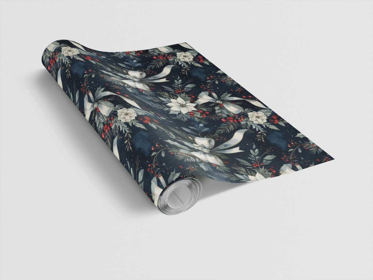 LIMITED TIME | Winter Kiss Botanicals Wrapping Paper - London Penny Gift Wrap