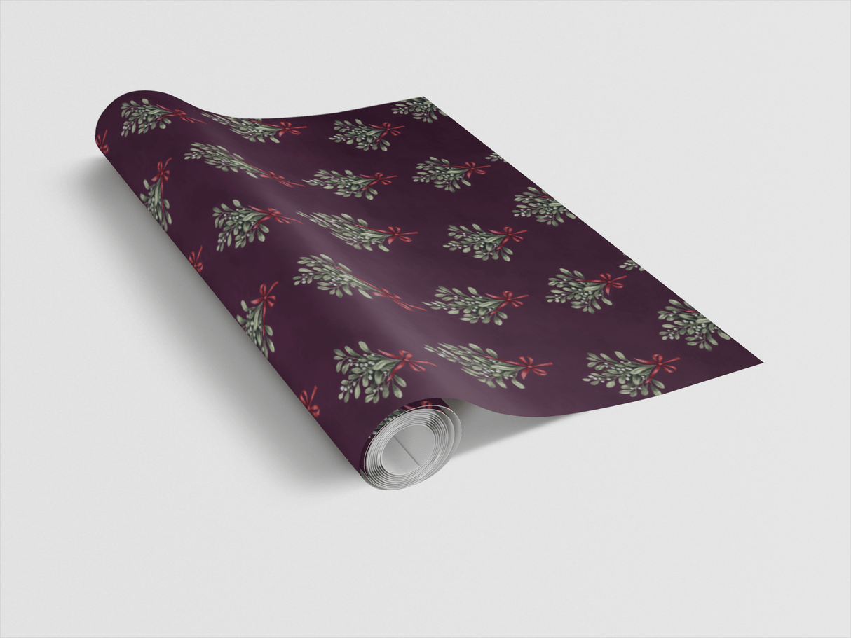 Merry Mistletoe - London Penny Gift Wrap