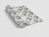 Luxury Botanical Samoyeds Wrapping Paper - London Penny Gift Wrap