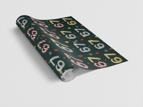 67 Merry Mix - London Penny Gift Wrap