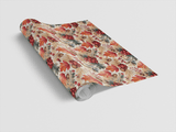 Cranberry & Acorn - London Penny Gift Wrap
