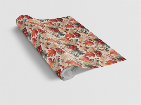 Cranberry & Acorn - London Penny Gift Wrap