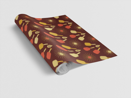 Golden Hour Pickle Club Wrapping Paper - London Penny Gift Wrap