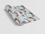 Santa & Sleigh Friends - London Penny Gift Wrap