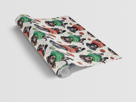 Labrador Holiday Sweaters - London Penny Gift Wrap