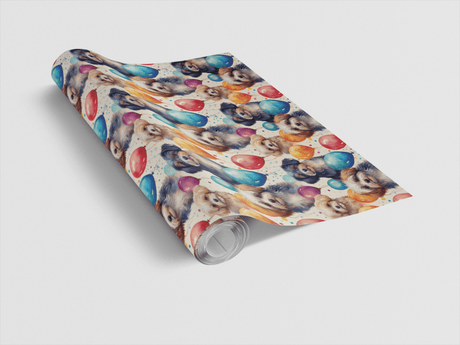 Havanese Birthday Balloons - London Penny Gift Wrap