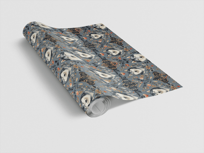 Scandinavian Husky Folk Art (Alaskan Husky) Wrapping Paper - London Penny Gift Wrap