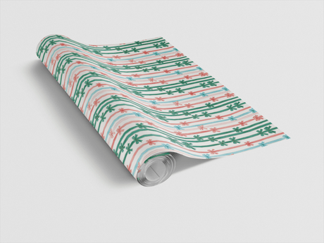 Foil Ribbon Strokes - London Penny Gift Wrap