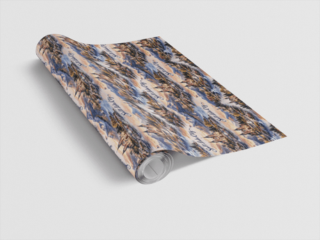 Salt Lake City Mountain Temple Glow - London Penny Gift Wrap