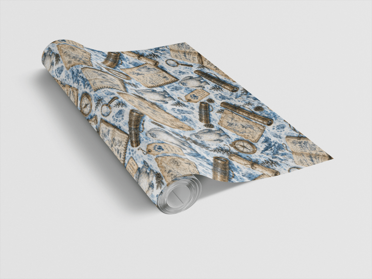 LIMITED TIME | Frost bound Exploration Wrapping Paper - London Penny Gift Wrap