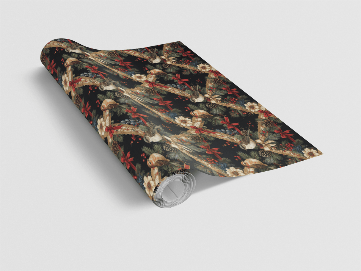 LIMITED TIME | Woodland Heirloom Tapestry Wrapping Paper - London Penny Gift Wrap