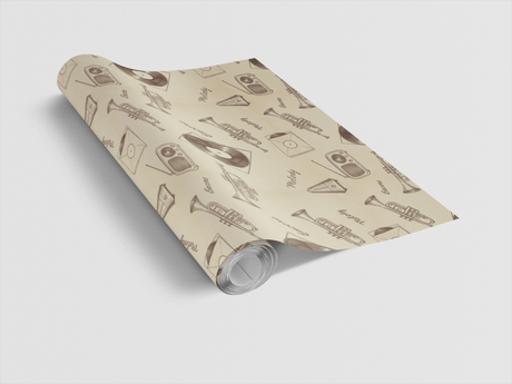 Music Room: Melody - London Penny Gift Wrap