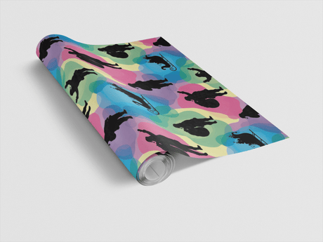 Holiday Silhouettes - London Penny Gift Wrap