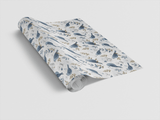 Bluebirds & Berries - London Penny Gift Wrap