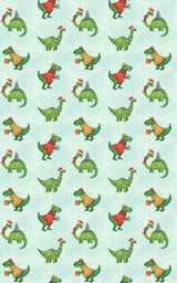 Prehistoric Cheer - London Penny Gift Wrap