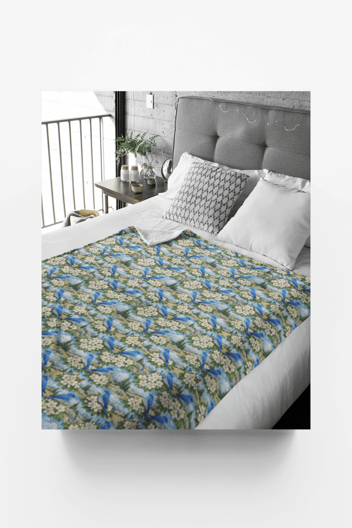 Idaho Flora & Fauna Sherpa Blanket - London Penny Gift Wrap