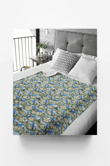 Idaho Flora & Fauna Sherpa Blanket - London Penny Gift Wrap