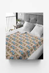 Delaware Flora & Fauna Sherpa Blanket - London Penny Gift Wrap