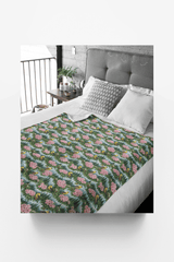 Washington Flora & Fauna Sherpa Blanket - London Penny Gift Wrap