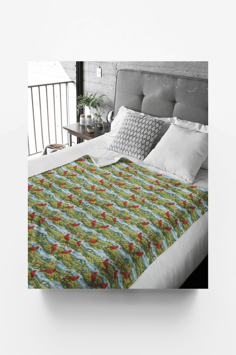 Kentucky Flora & Fauna Sherpa Blanket - London Penny Gift Wrap