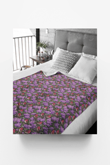 New Hampshire Flora & Fauna Sherpa Blanket - London Penny Gift Wrap