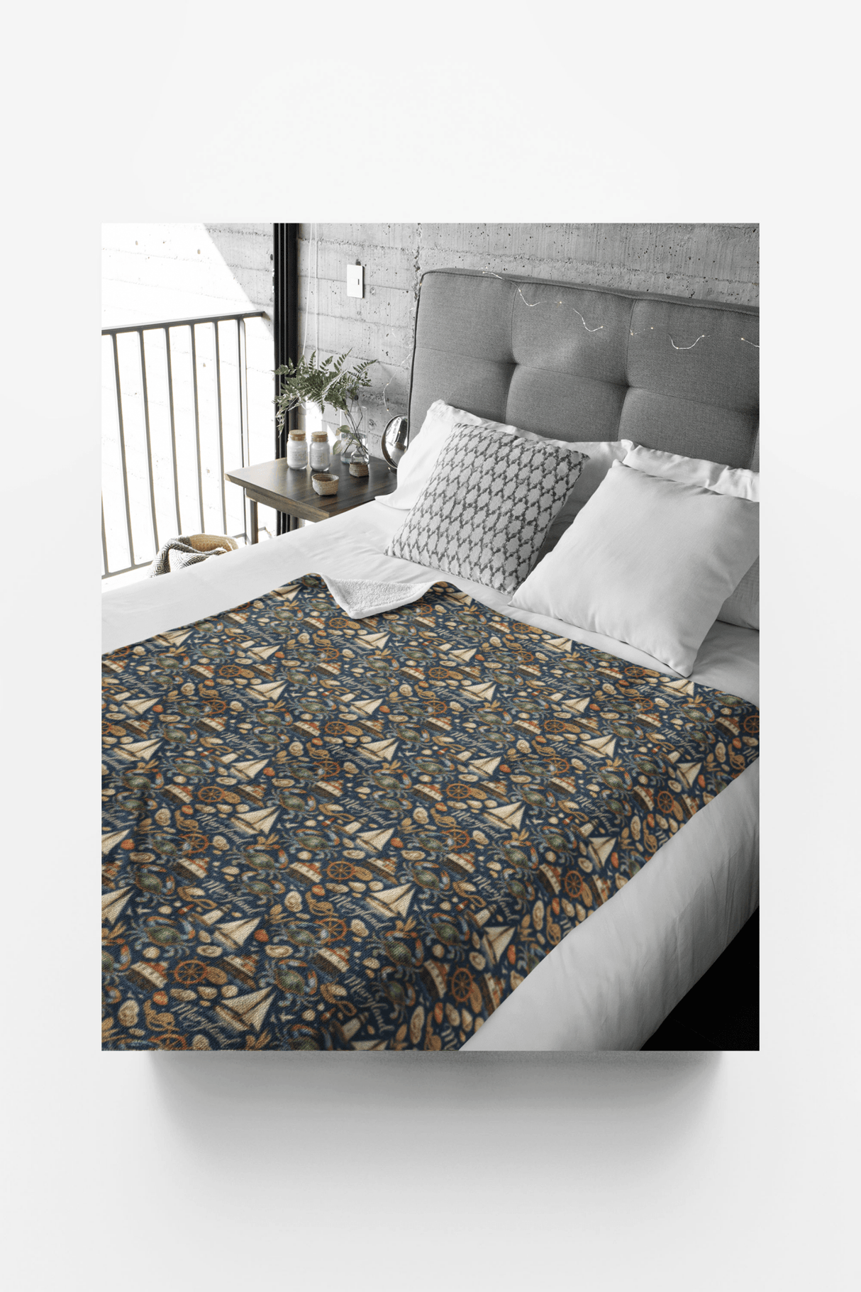 Maryland Chesapeake Classic Sherpa Blanket - London Penny Gift Wrap