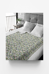 Massachusetts Flora & Fauna Sherpa Blanket - London Penny Gift Wrap