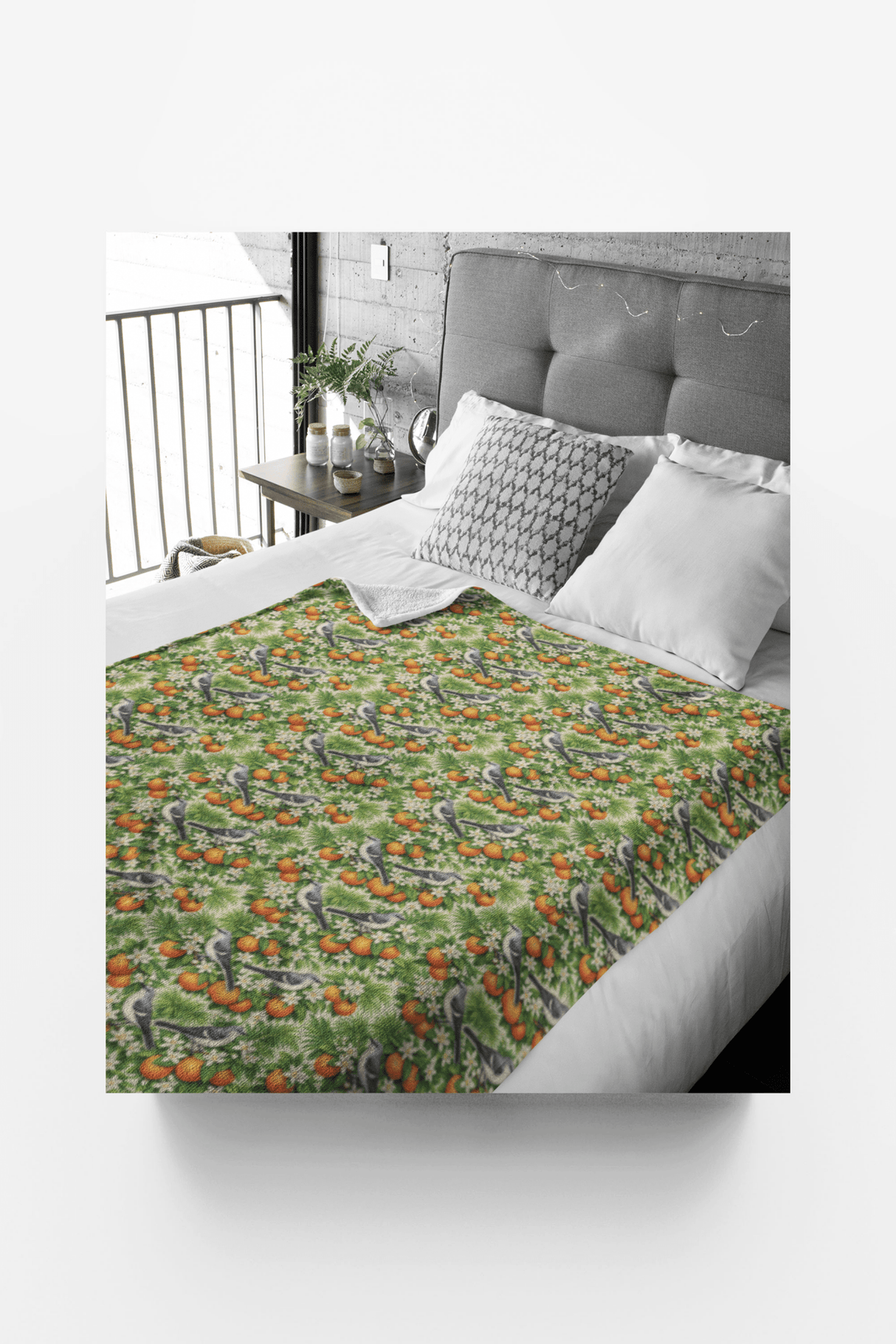 Florida Flora & Fauna Sherpa Blanket - London Penny Gift Wrap