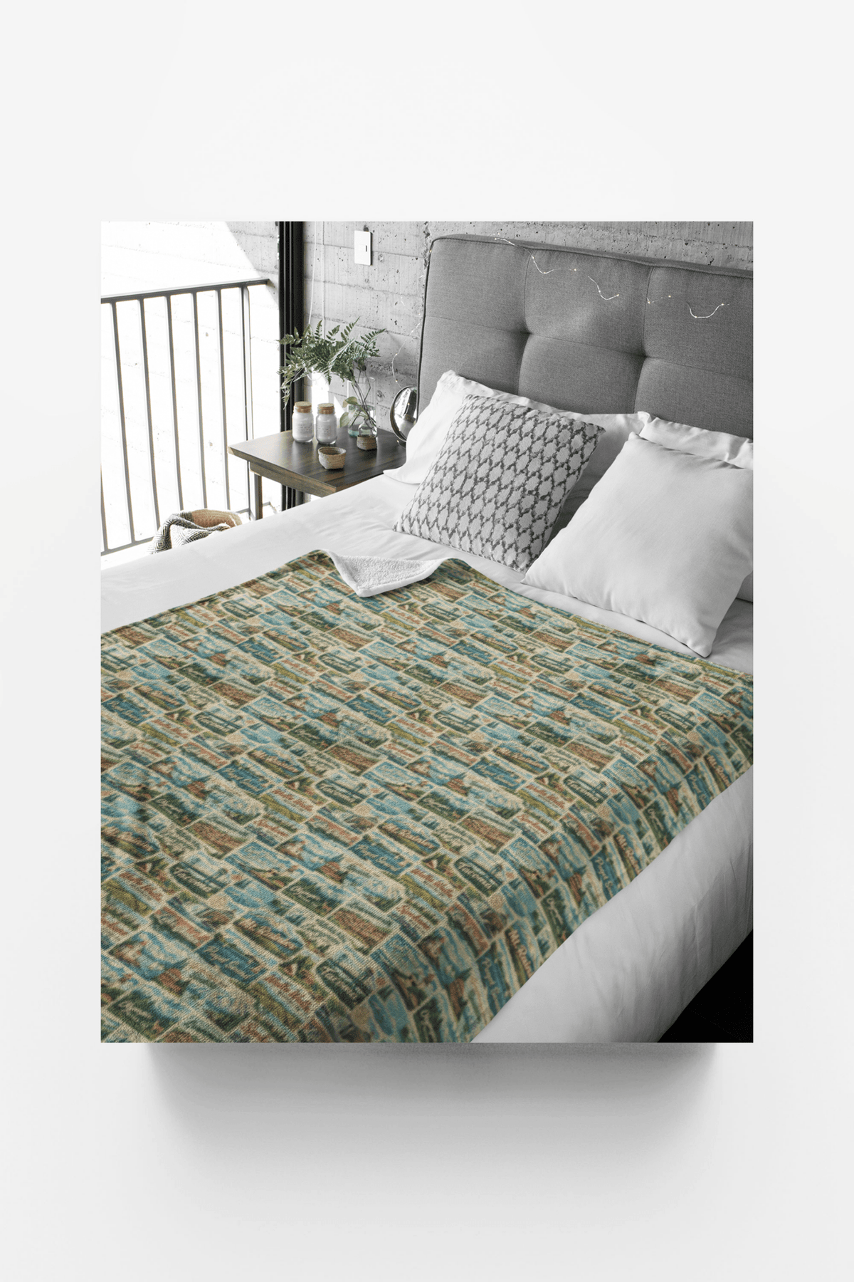 Washington Postcard Memories Sherpa Blanket - London Penny Gift Wrap