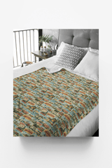 Mississippi Postcard Memories Sherpa Blanket - London Penny Gift Wrap