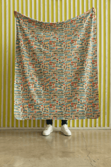 California Postcard Memories Sherpa Blanket - London Penny Gift Wrap
