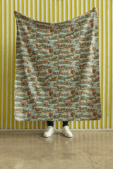 Kentucky Postcard Memories Sherpa Blanket - London Penny Gift Wrap
