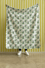 Wrapped in Golden Woofs Sherpa Blanket - London Penny Gift Wrap
