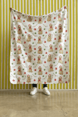 Twinkling Golden Pup Sherpa Blanket - London Penny Gift Wrap