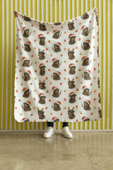 Winter Watch Rottweiler Sherpa Blanket - London Penny Gift Wrap