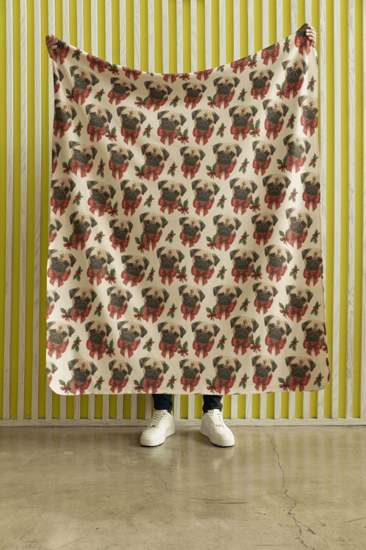 Snug & Snorty Nights Sherpa Blanket - London Penny Gift Wrap