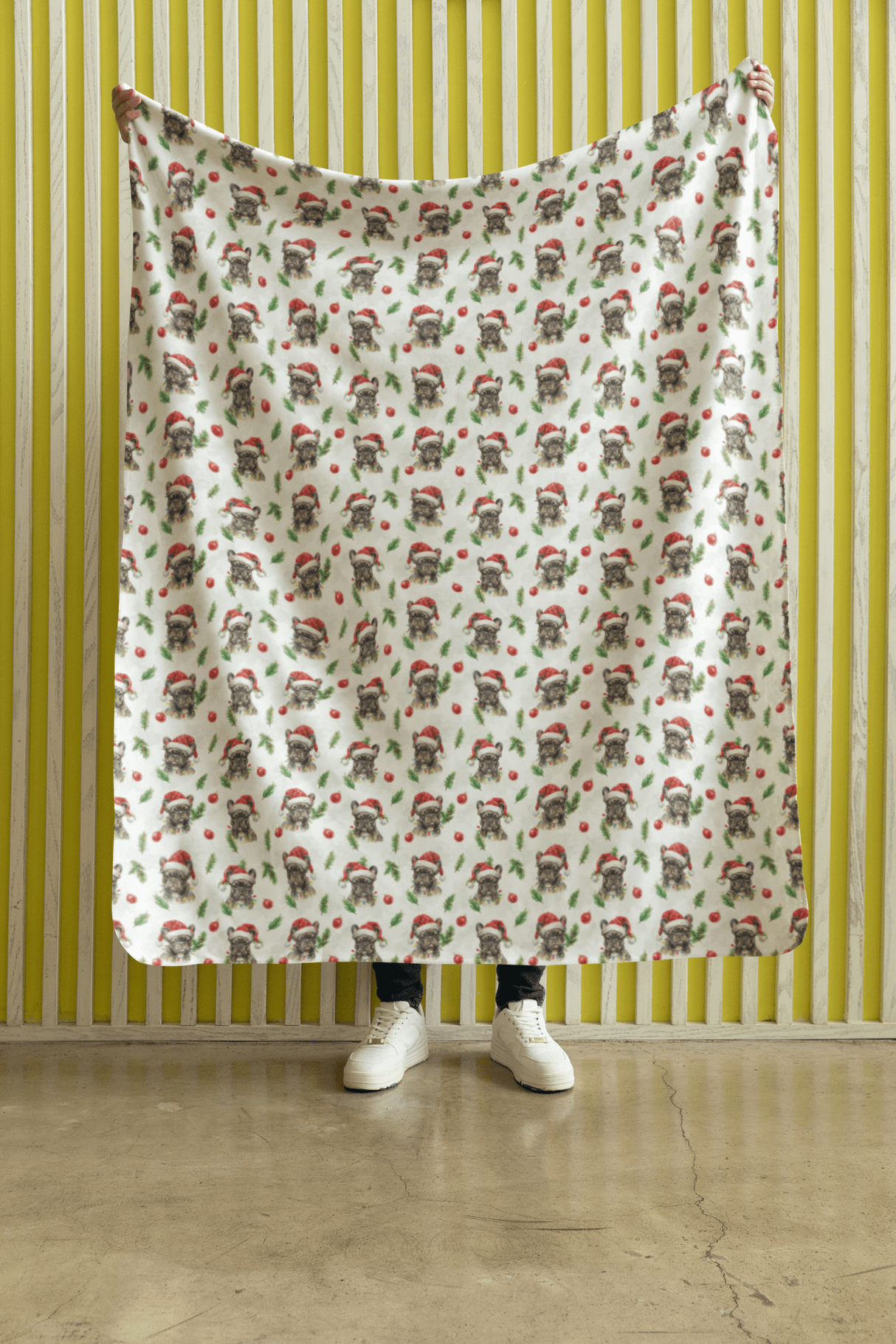 Santa's Little Snorters Sherpa Blanket - London Penny Gift Wrap