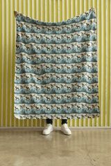Frenchie Pirouettes Sherpa Blanket - London Penny Gift Wrap