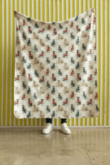 Italian Greyhound Holiday Sweaters Sherpa Blanket - London Penny Gift Wrap