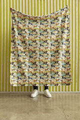 Lab's Bounding Pounce Sherpa Blanket - London Penny Gift Wrap
