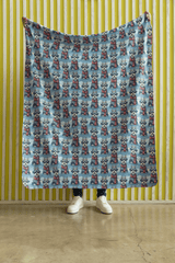 Scarved Schnauzer Cheer Sherpa Blanket - London Penny Gift Wrap