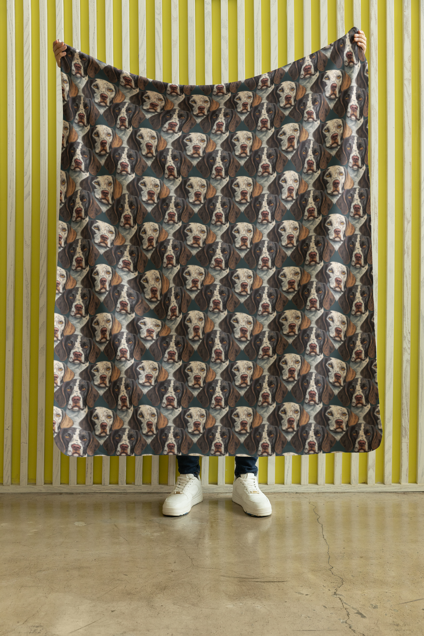 The Pointer's Path Sherpa Blanket