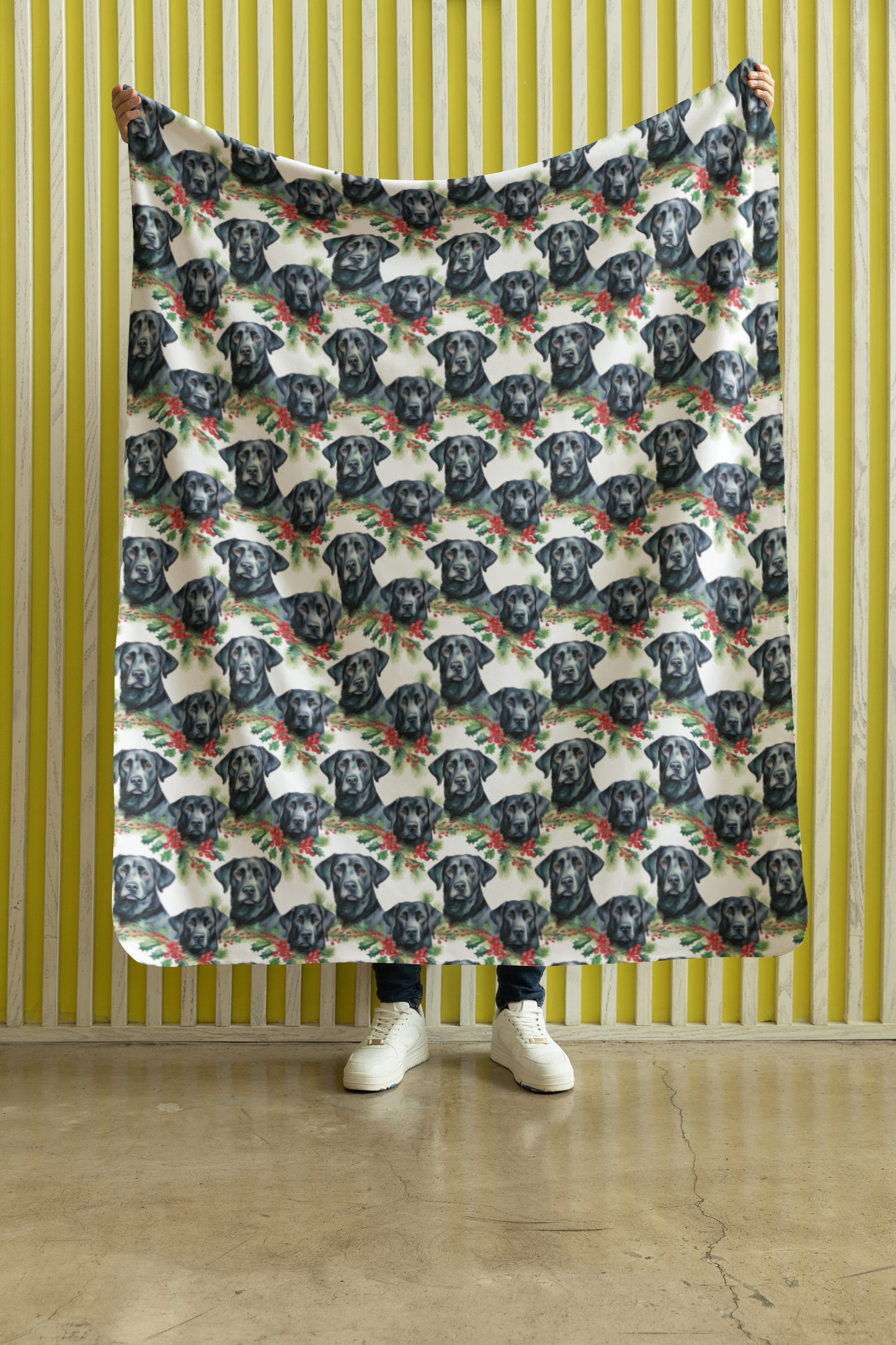 The Holiday Lab Sherpa Blanket